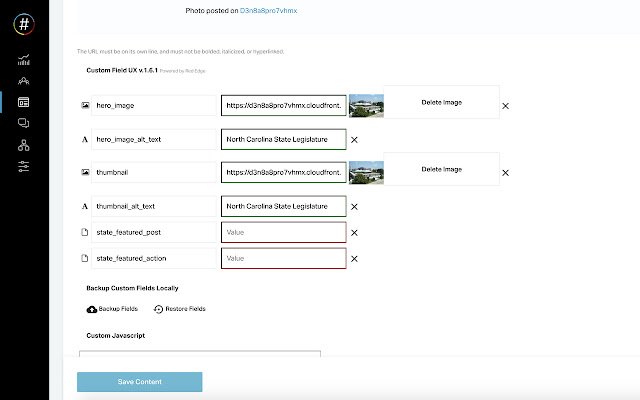 NB Custom Field Extension from Chrome web store to be run with OffiDocs Chromium online